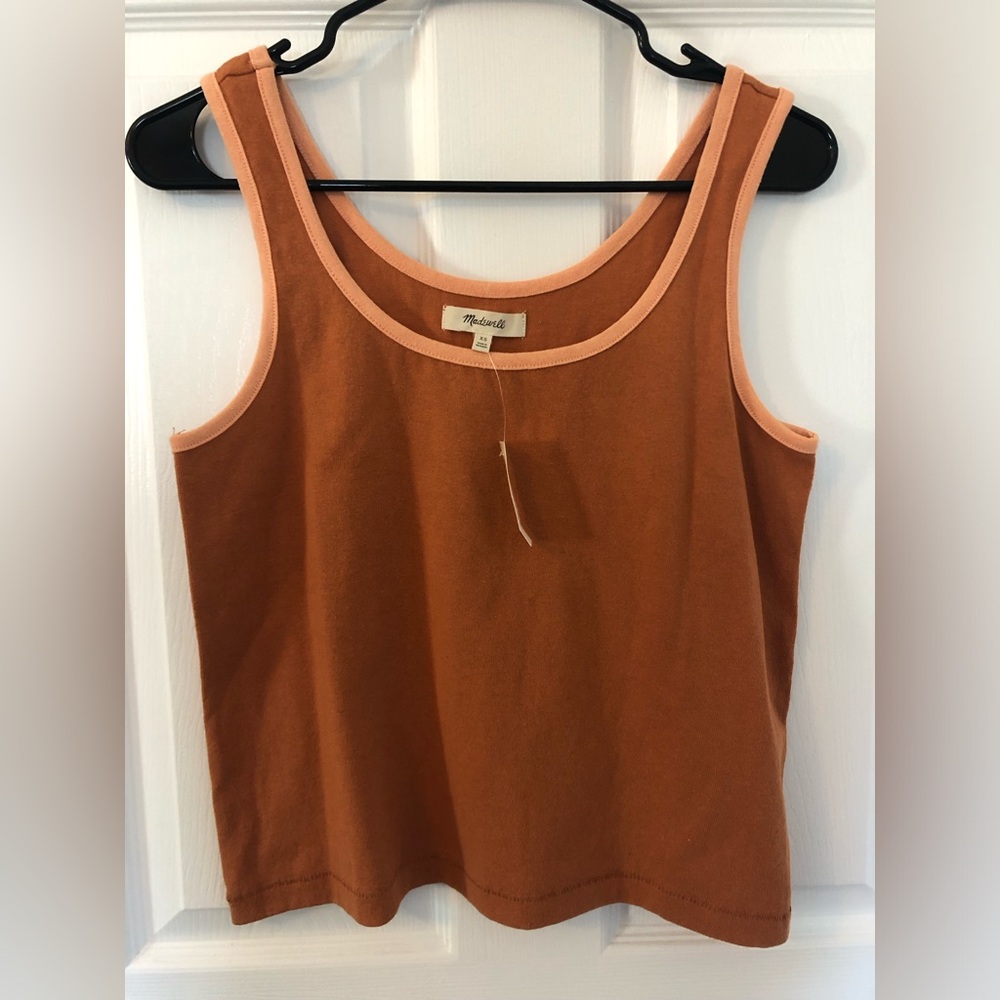 Madewell boxy crop tank